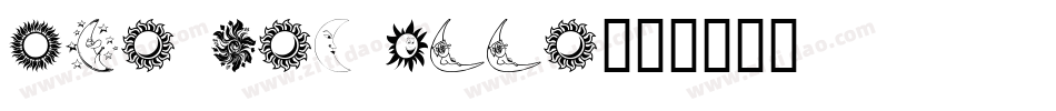Sun and Moon字体转换
